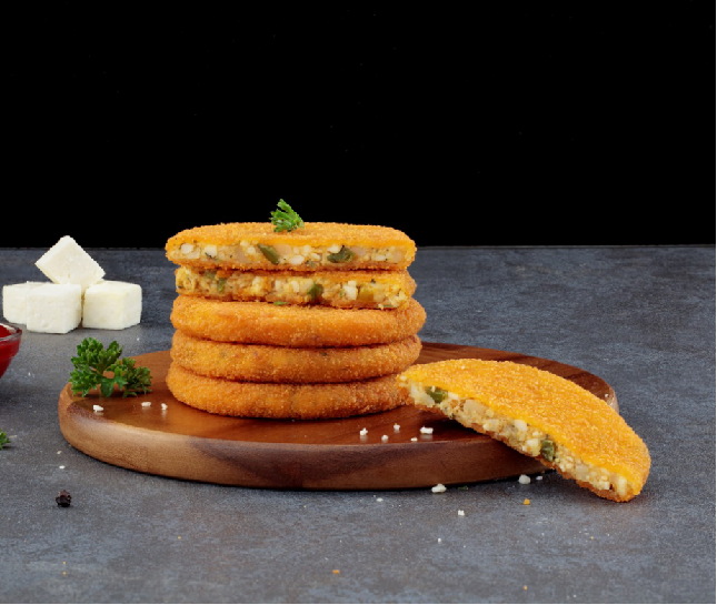Cheesy Paneer Patty